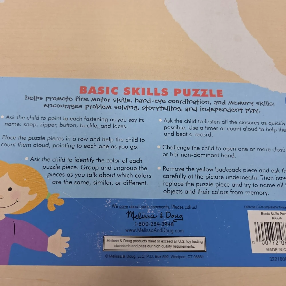Melissa & Doug Basic Skills Activity Board
